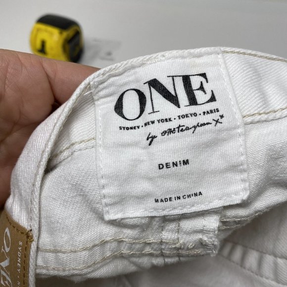 One Teaspoon White Distressed Skirt 26 - Picture 6 of 11